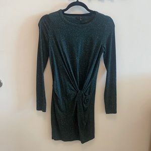 Green topshop dress